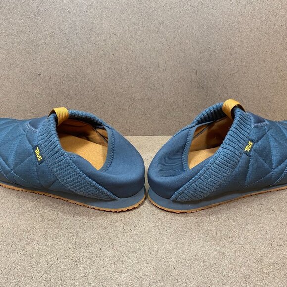 Teva ReEmber Quilted Bootie Slip On Gray Orange Comfort Slippers Mens Size 12 - Picture 8 of 9